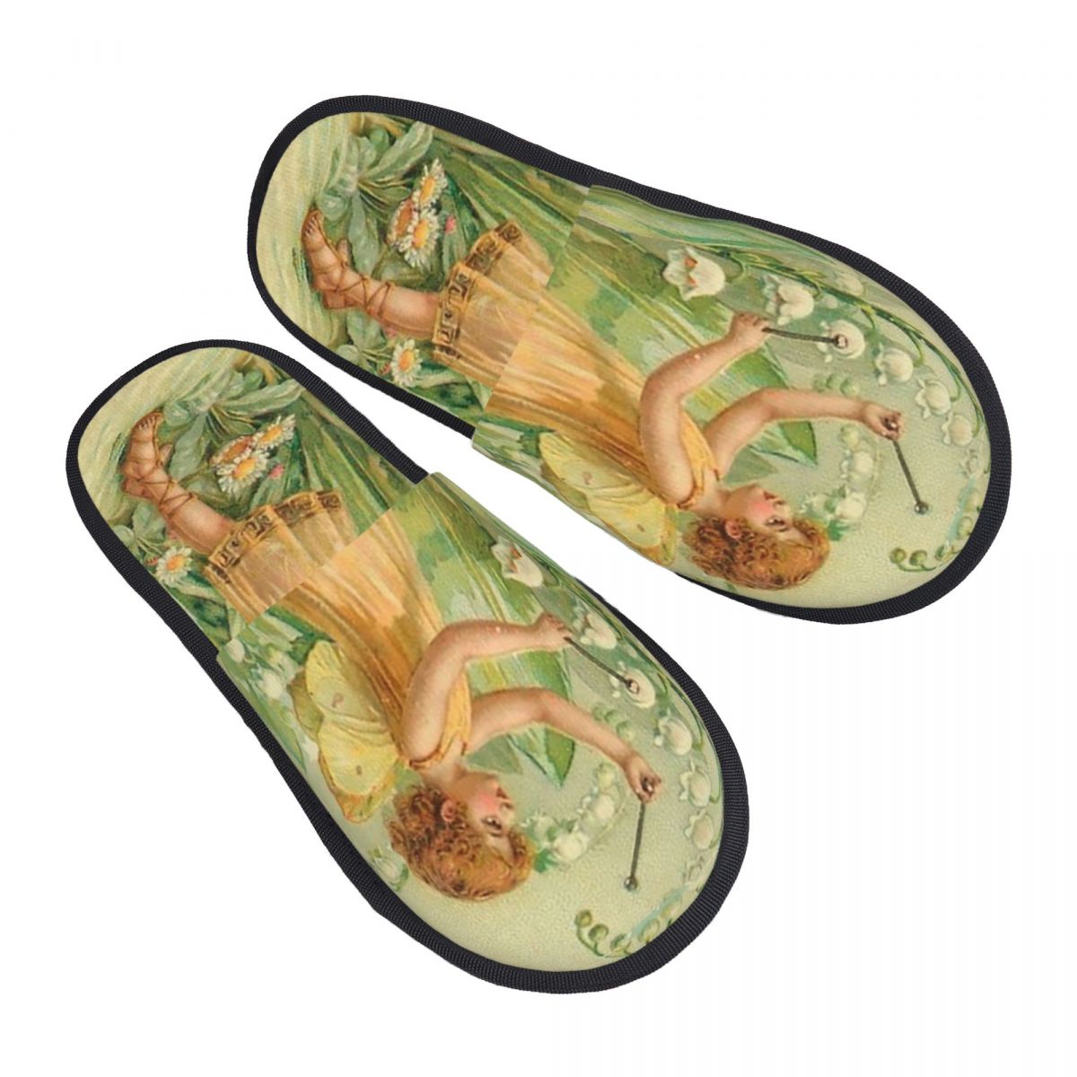 Men Shoes Winter - Victorian Angel Fairy Guest Slippers for