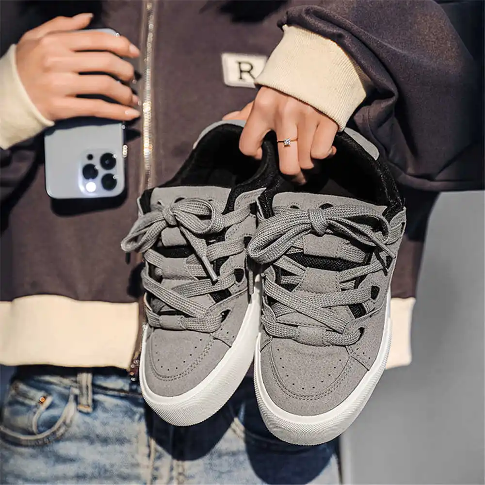 Men'S Shoes Good For Flat Feet - With Lacing Hiphop Women's School Shoes