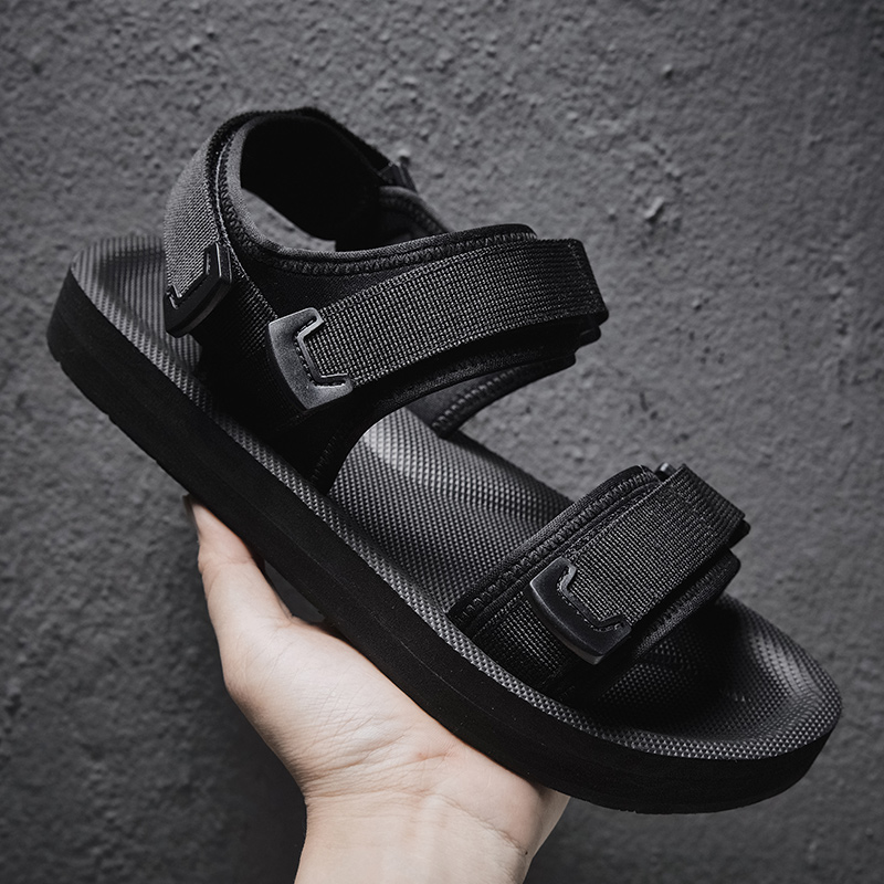 Adjustable Flat Sandals For Wi - Men'S Shoes With Velcro のレビューと価格