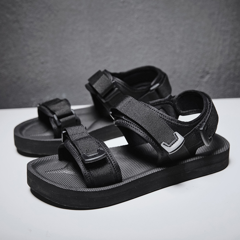 Adjustable Flat Sandals For Wi - Men'S Shoes With Velcro のレビューと価格