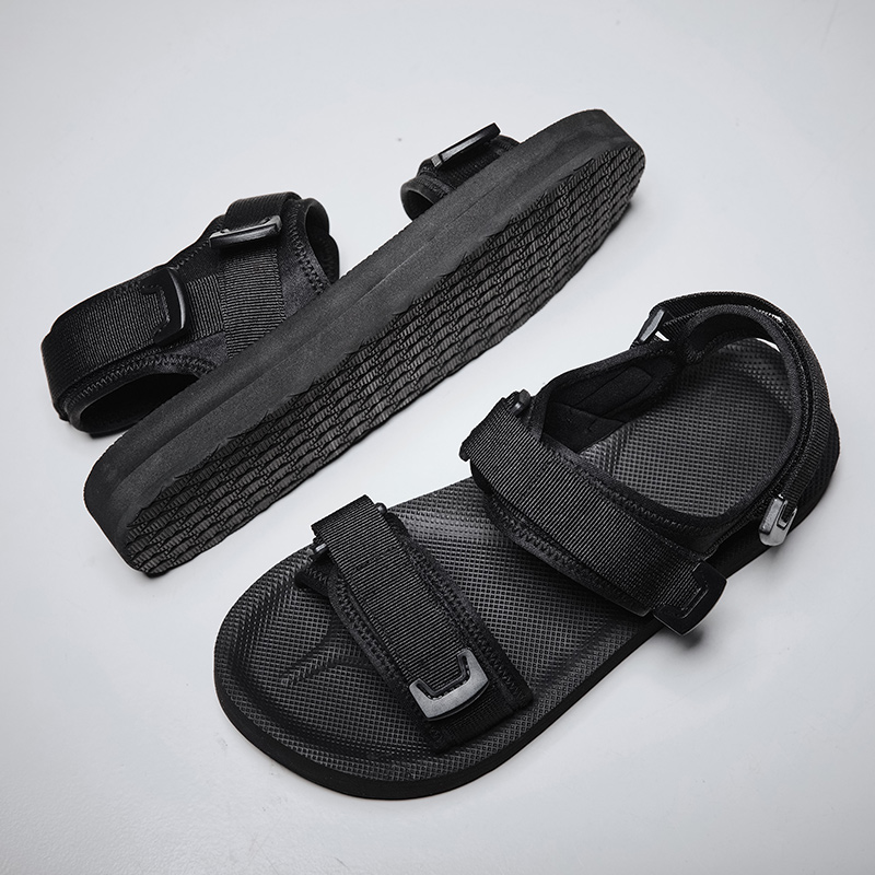 Adjustable Flat Sandals For Wi - Men'S Shoes With Velcro のレビューと価格