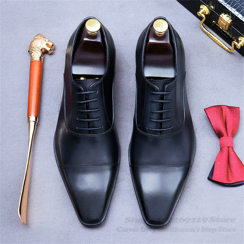 Men Oxford Leather Shoes New B - Men Shoes Oxford のレビューと価格