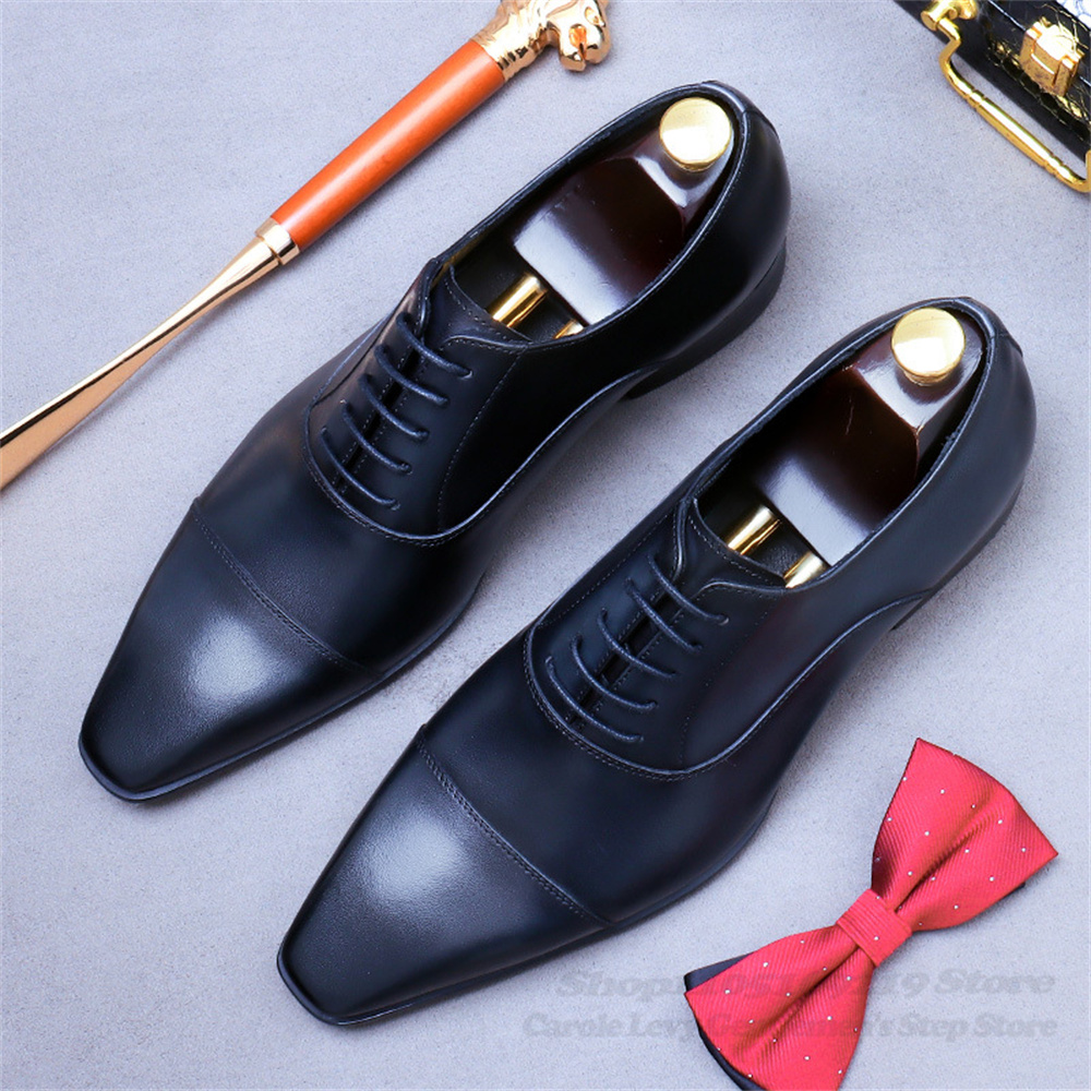Men Oxford Leather Shoes New B - Men Shoes Oxford のレビューと価格