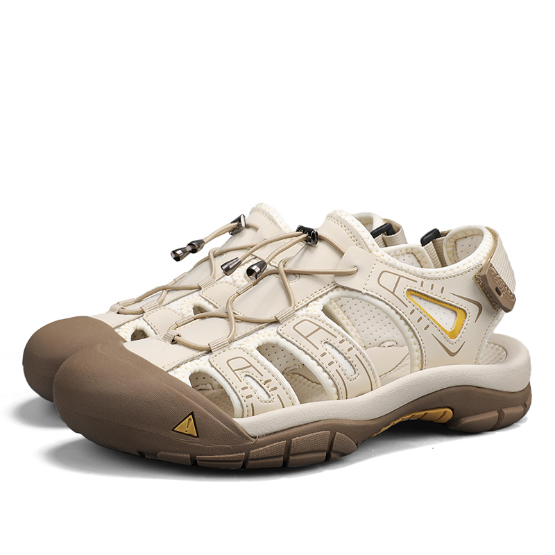 Men's Handmade Simple Sandals, - Men'S Shoes With Velcro のレビューと価格