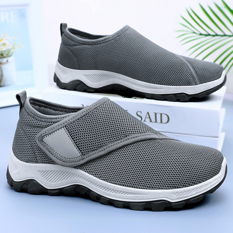 2026 New Summer Men's Mesh Sho - Men'S Shoes With Velcro のレビューと価格