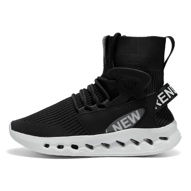 Trendy Men High Top Sock Shoes - Men Shoes Office のレビューと価格