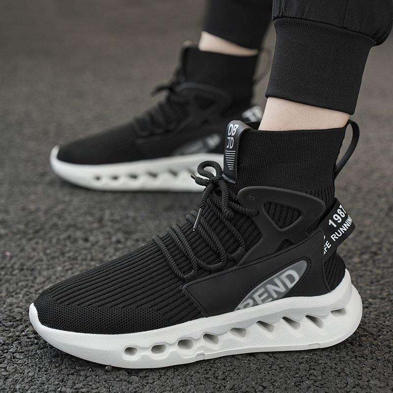 Trendy Men High Top Sock Shoes - Men Shoes Office のレビューと価格