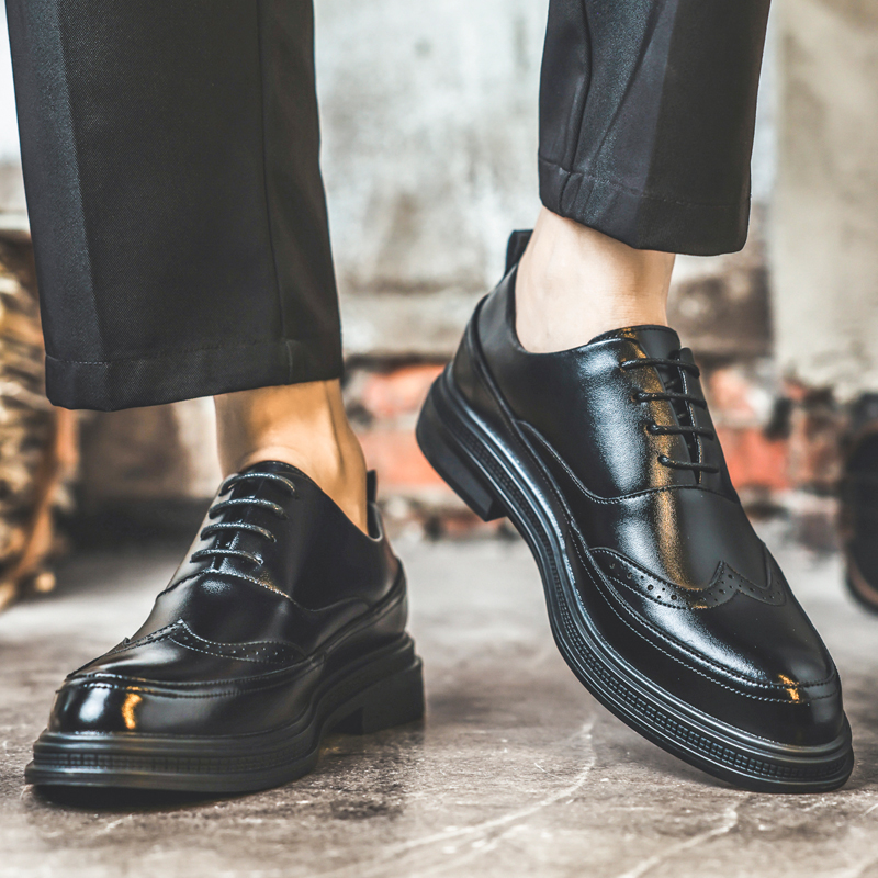 Men's Height Increasing Leathe - Men Shoes Oxford のレビューと価格