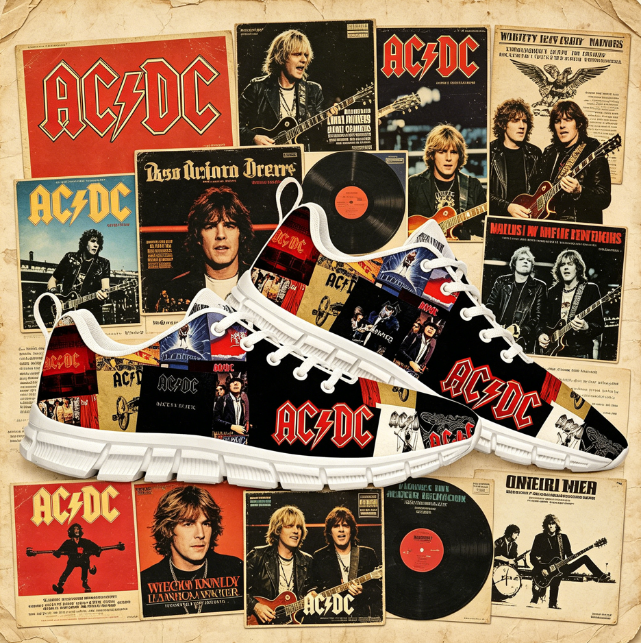 AC Rock Band DC Custom Printed - Men'S Shoes Dc のレビューと価格