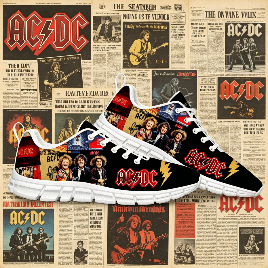 AC Rock Band DC Custom Printed - Men'S Shoes Dc のレビューと価格