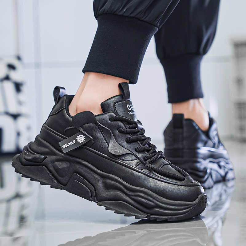 Black Platforme Tennis Man Spo - Men Shoes Black のレビューと価格