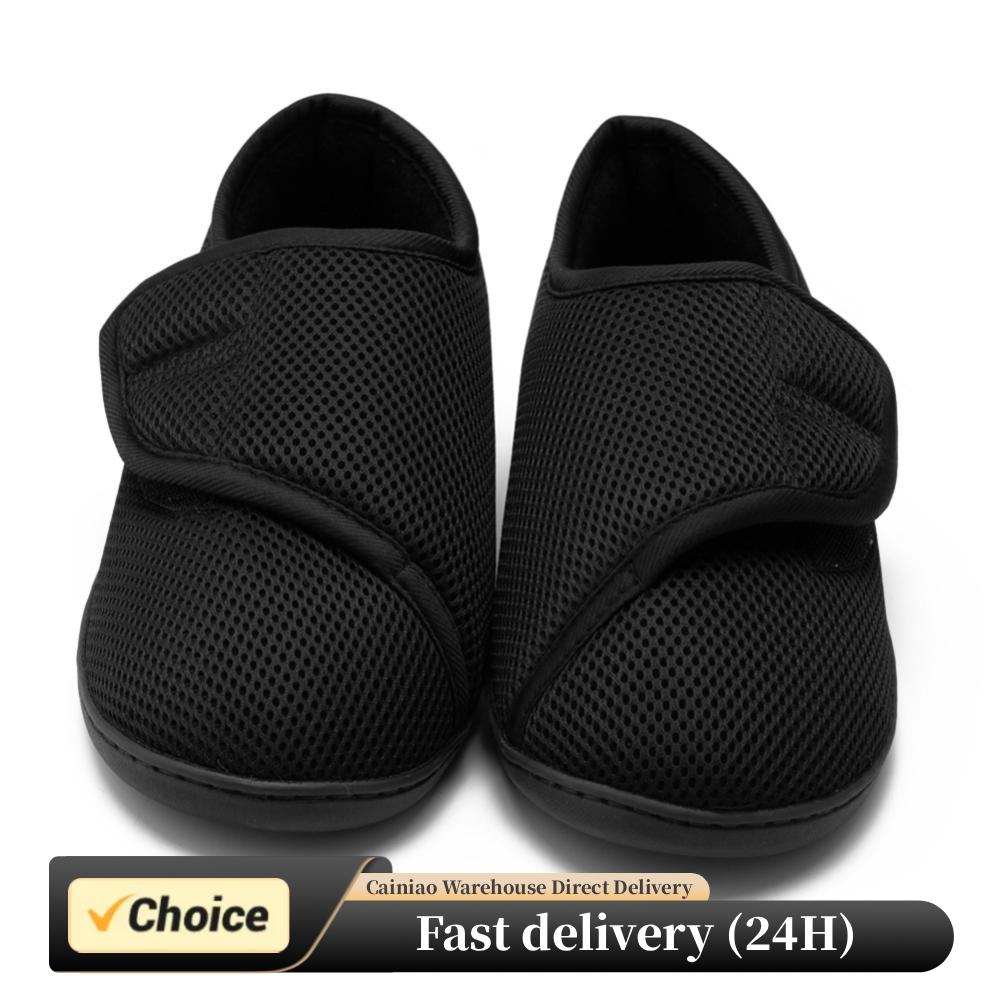 Unisex Diabetic Shoes Wide Wal - Men'S Shoes With Velcro のレビューと価格