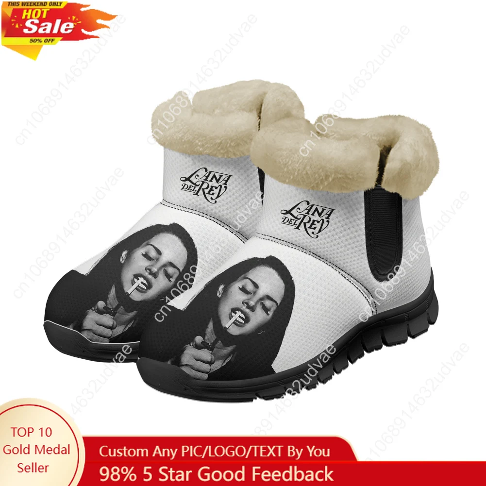 Lana Del Rey Singer Plush Shoe - Men Shoes Black のレビューと価格