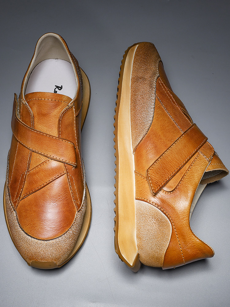 Retro Men's Shoes New Velcro T - Men'S Shoes With Velcro のレビューと価格