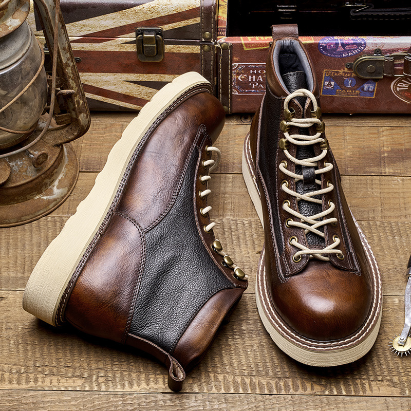 Handmade Mens Ankle Oxford Boo - Men Shoes Oxford のレビューと価格