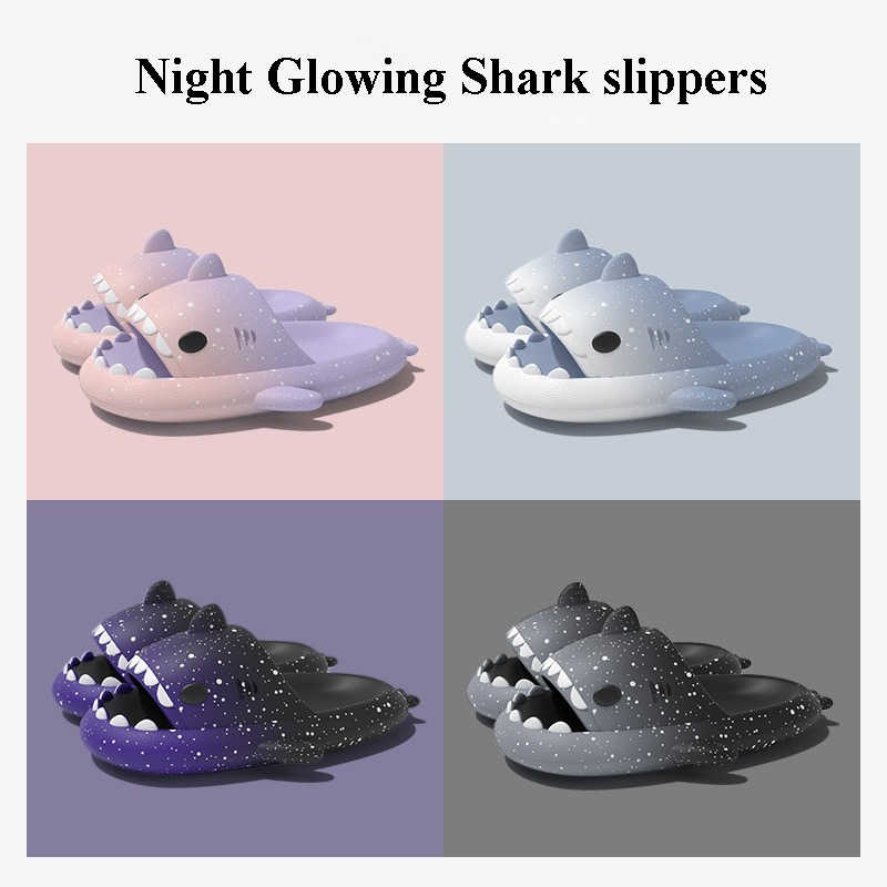 Cute Cartoon Shark Slippers Fo - Men Shoes Men のレビューと価格
