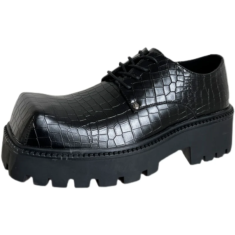 Men's Loafers Leather Motorcyc - Men Shoes Oxford のレビューと価格