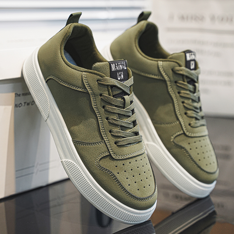 1 pair Sports Casual Skateboar - Men'S Shoes With Velcro のレビューと価格