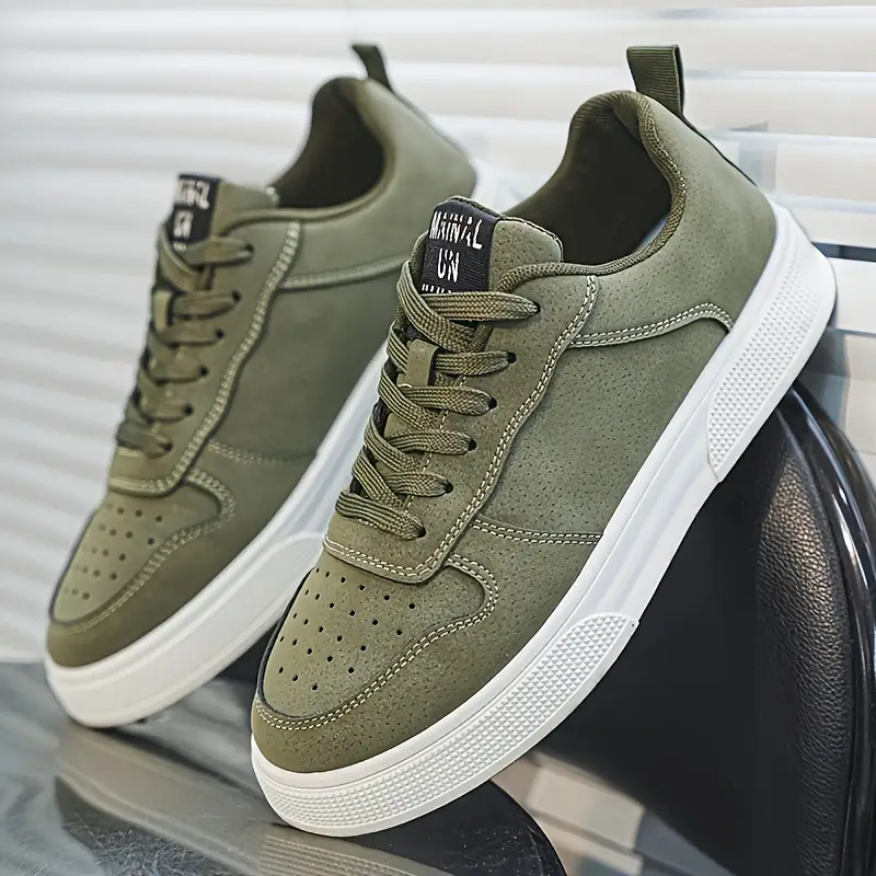 1 pair Sports Casual Skateboar - Men'S Shoes With Velcro のレビューと価格