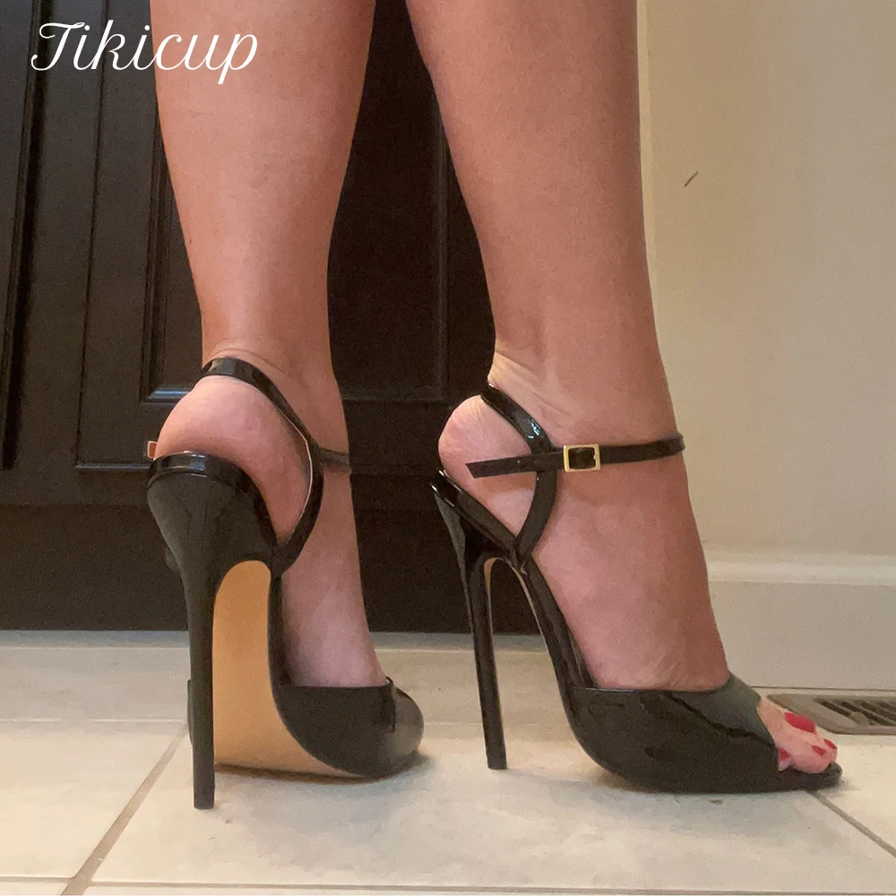 Tikicup Plus Size Summer Sexy  - Men Shoes Black のレビューと価格