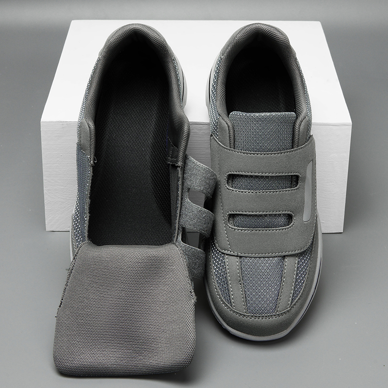 Wide Toe Sneakers For Fat Foot - Men'S Shoes With Velcro のレビューと価格