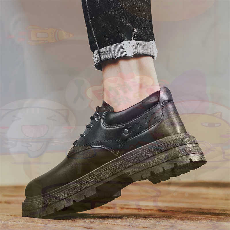 Dark Natural Leather Fashion T - Men'S Shoes Good For Flat Feet のレビューと価格