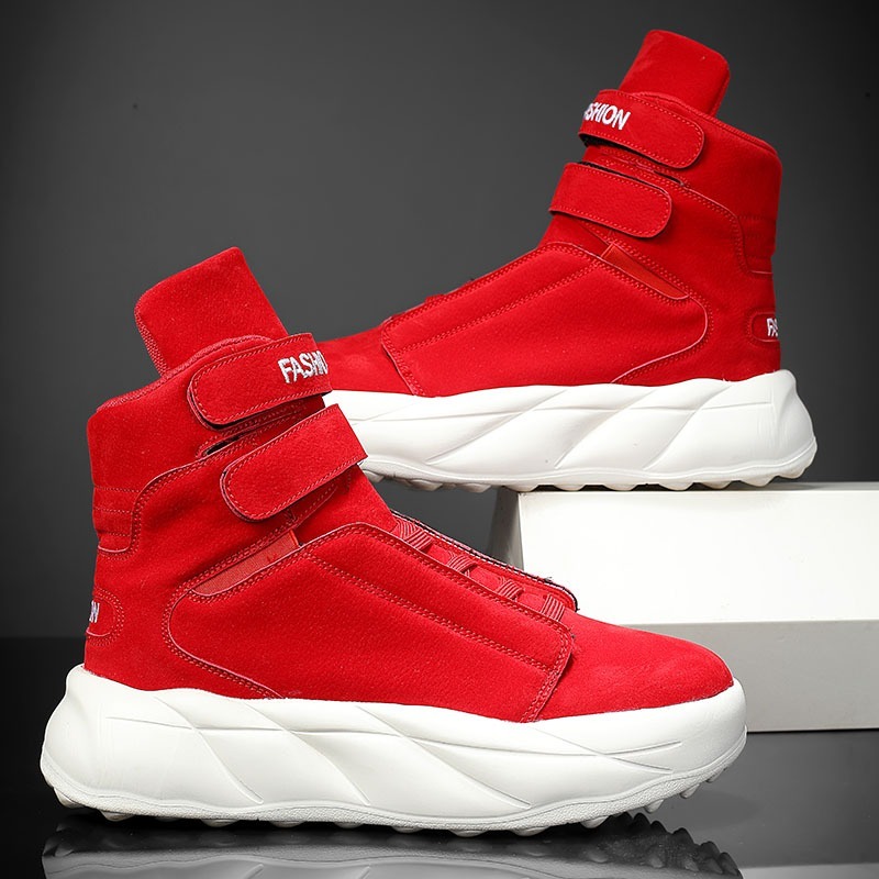 2026 Purple High Top Sneakers  - Men Shoes Velcro のレビューと価格