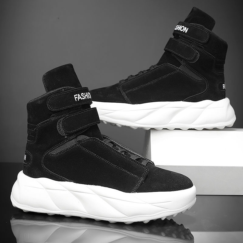 2026 Purple High Top Sneakers  - Men Shoes Velcro のレビューと価格
