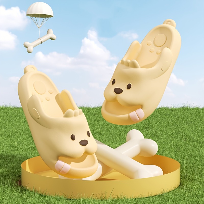 Cute Dog Cartoon Slippers Wome - Men'S Shoes With Platform のレビューと価格
