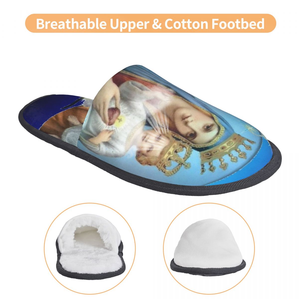Virgin Mary Comfy Scuff With M - Men Shoes Winter のレビューと価格