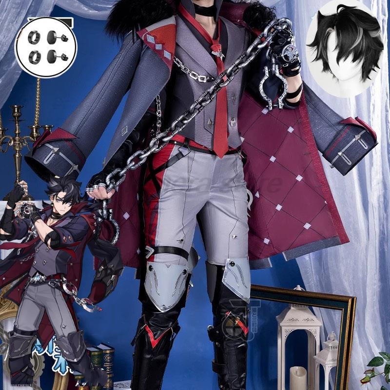 Wriothesley Cosplay Costume Sh - Men Shoes China のレビューと価格