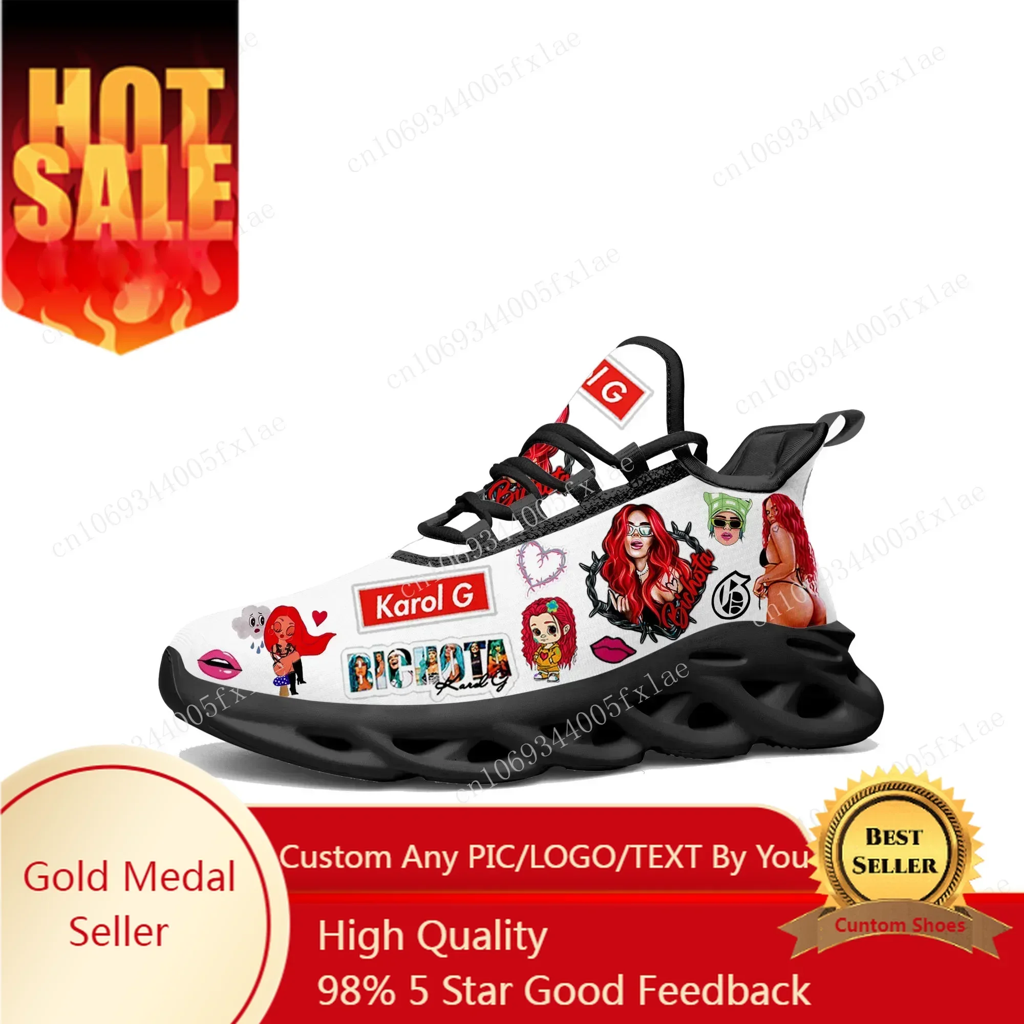 Karol G Bichota Flats Sneakers - Men Shoes Black のレビューと価格