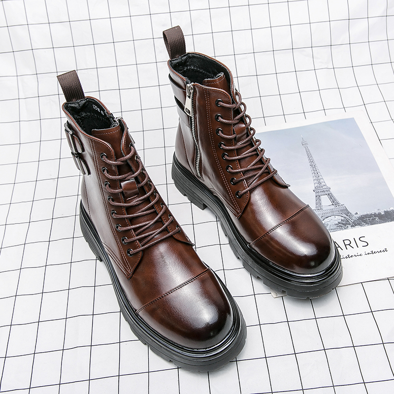 Brand Men's Naked Boots Fashio - Men Shoes Oxford のレビューと価格