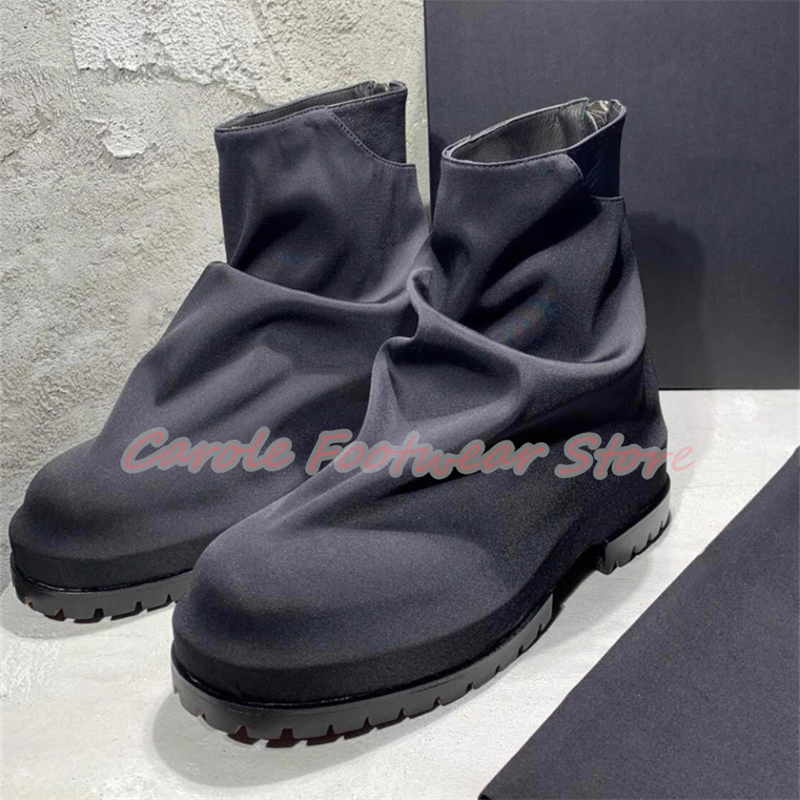 Pleated Nylon Cloth High Top M - Men'S Shoes To Increase Height のレビューと価格