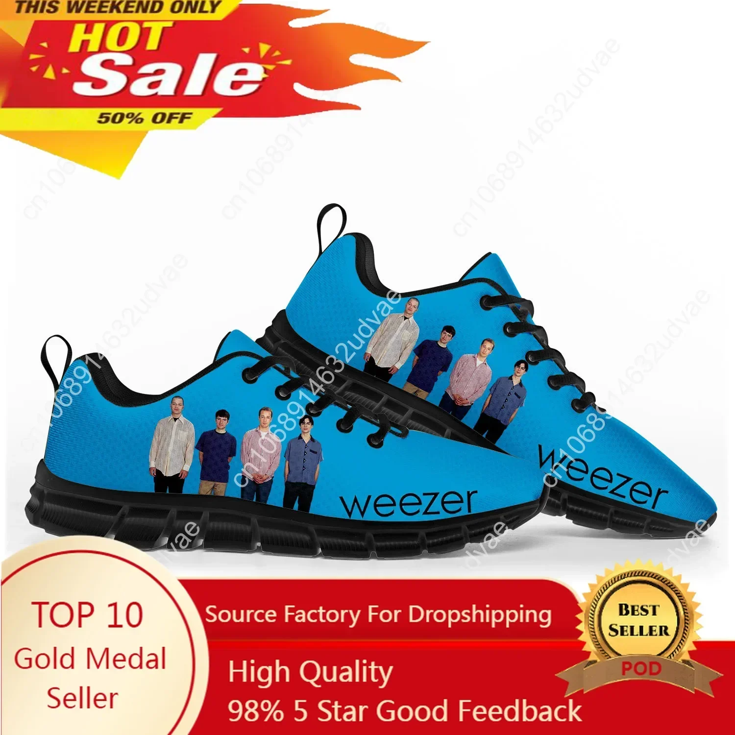 Weezer Sports Shoes Mens Women - Men Shoes Black のレビューと価格