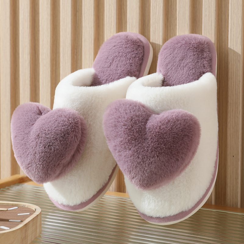 Winter Warm Heart Pattern Cott - Men Shoes Winter のレビューと価格