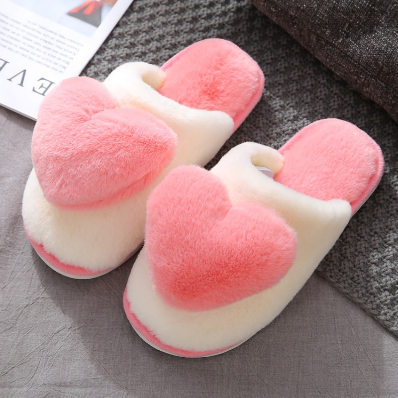 Winter Warm Heart Pattern Cott - Men Shoes Winter のレビューと価格
