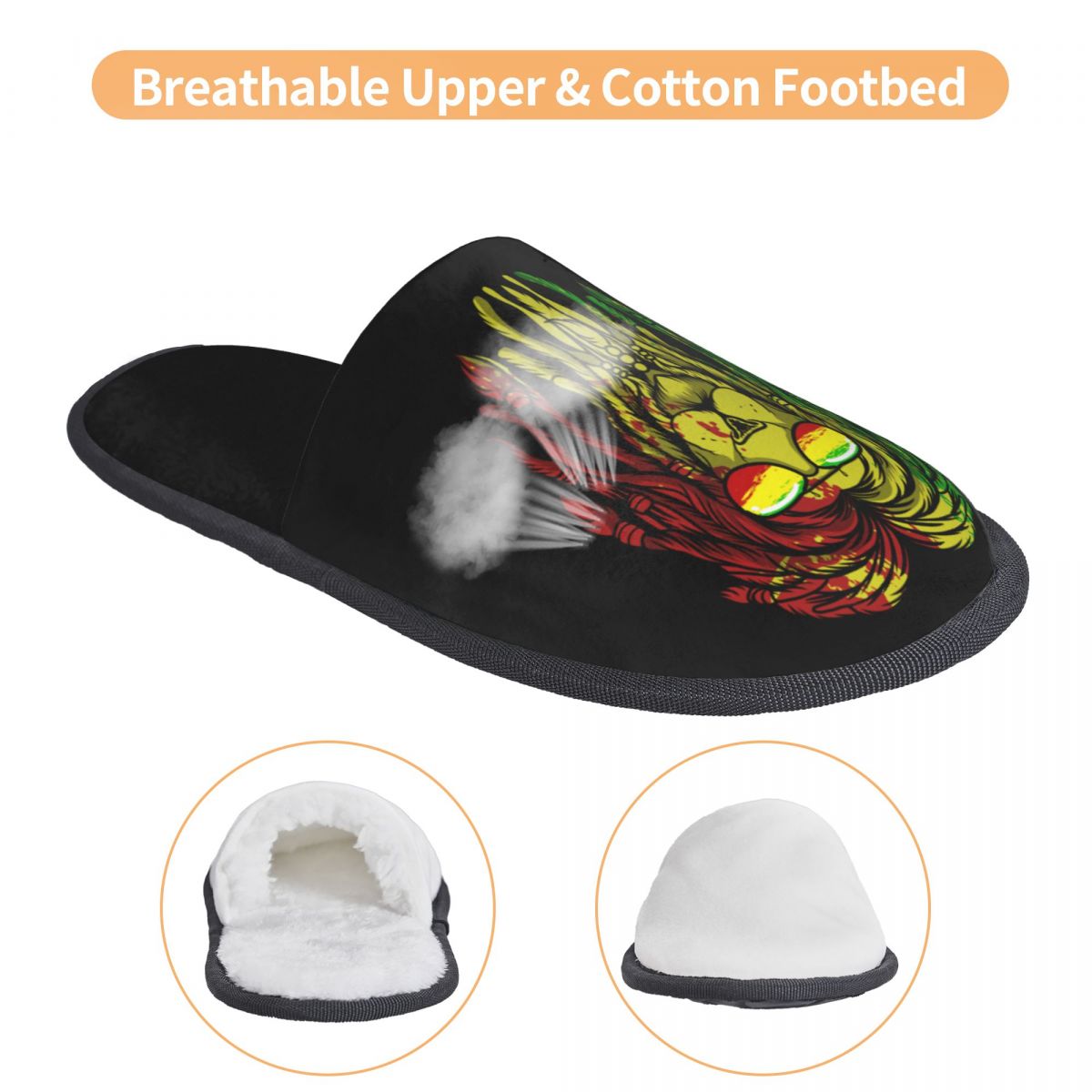 Custom Reggae Music Lion Jamai - Men Shoes Winter のレビューと価格