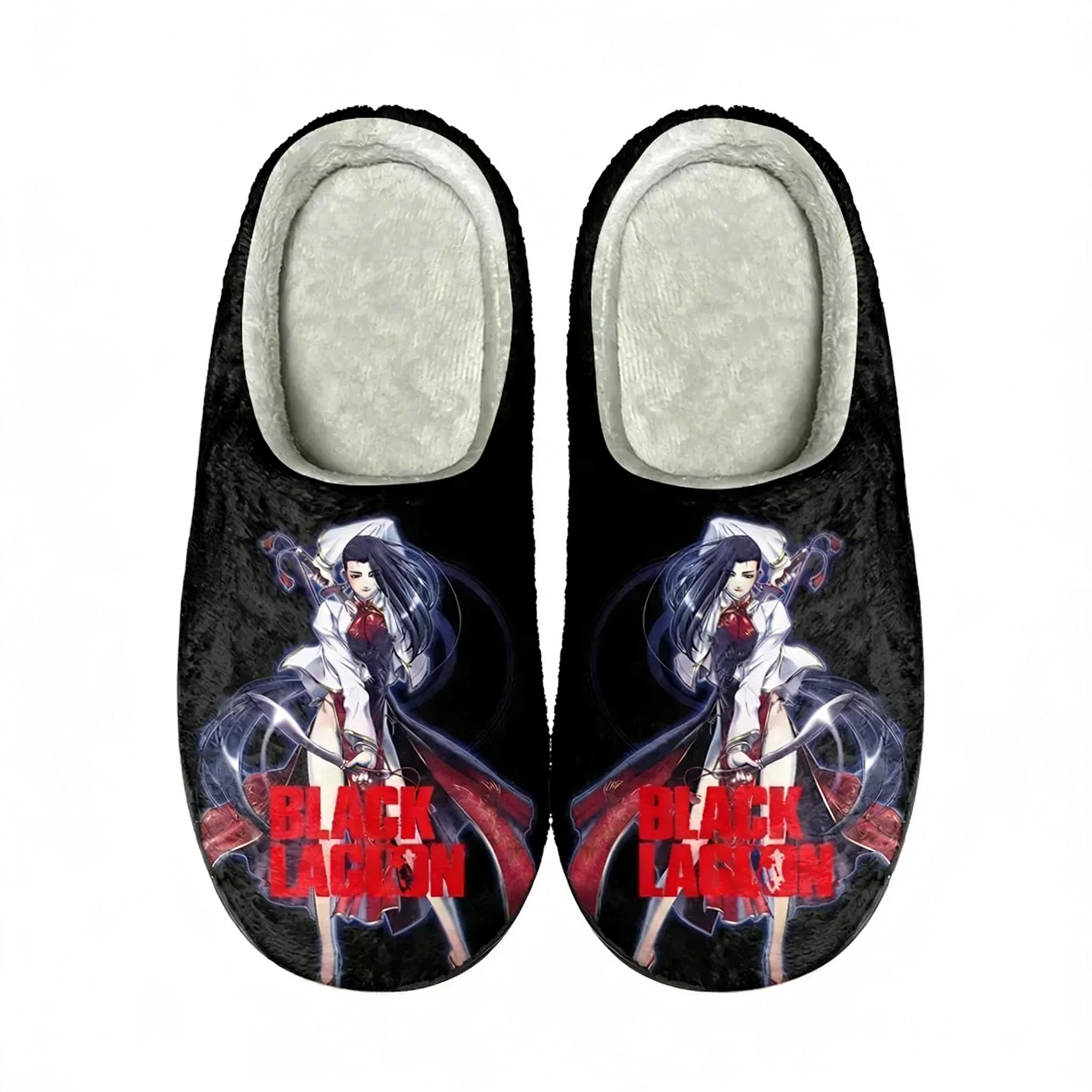 Anime Black Lagoon Home Cotton - Men Shoes Black のレビューと価格