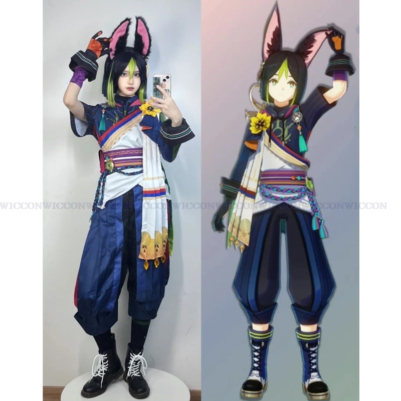 Game Impact Tighnari Cosplay C - Men Shoes China のレビューと価格
