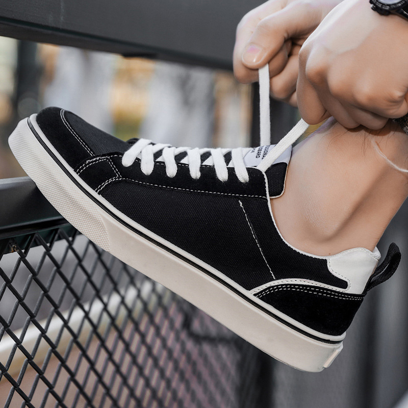 New trendy men's sports shoes  - Men'S Shoes With Velcro のレビューと価格
