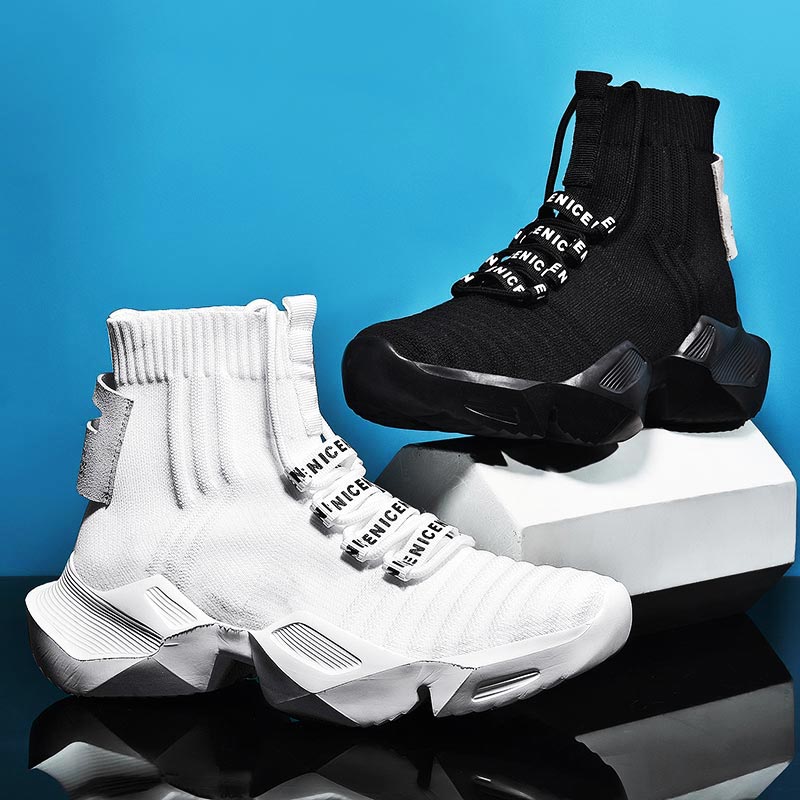 Plus Size High Top Massive Spo - Men'S Shoes Half Cut のレビューと価格