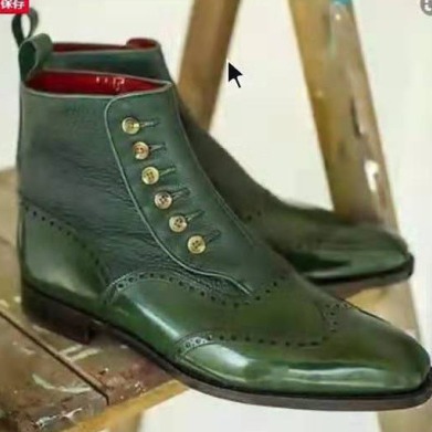 Men's Leather Suede Chelsea Bo - Men Shoes Office のレビューと価格
