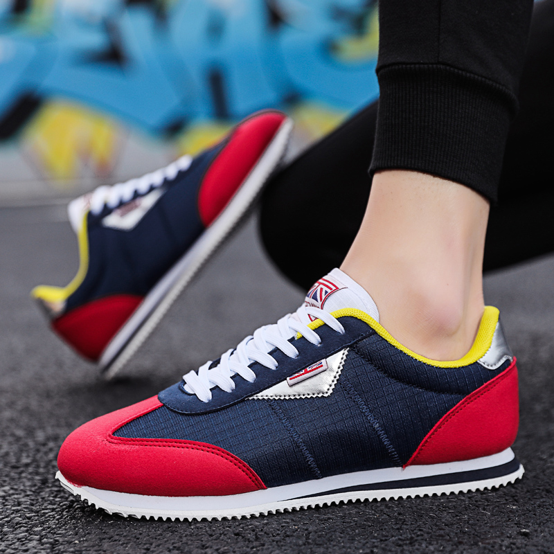 Blue Red Lightweight Sneakers  - Men'S Shoes Half Cut のレビューと価格