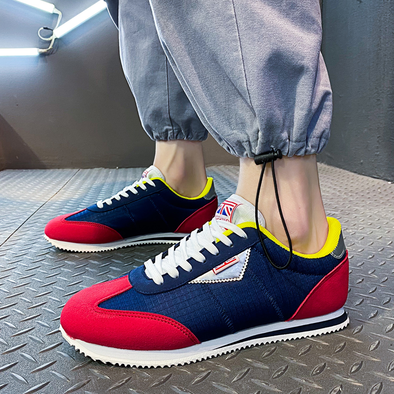 Blue Red Lightweight Sneakers  - Men'S Shoes Half Cut のレビューと価格