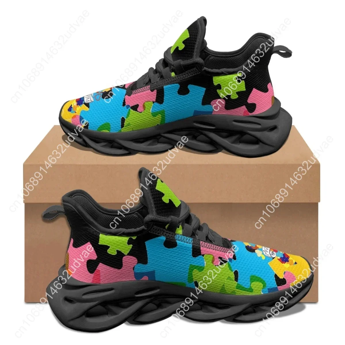Autism Awareness Sports Runnin - Men'S Shoes With Platform のレビューと価格