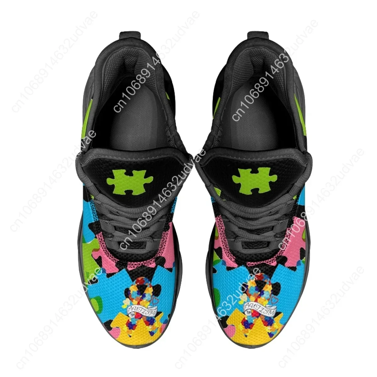 Autism Awareness Sports Runnin - Men'S Shoes With Platform のレビューと価格