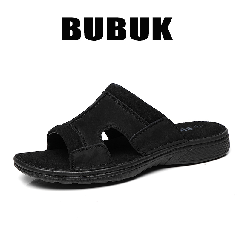 Bubuk Men's Outdoor Slip-On Le - Men Shoes Velcro のレビューと価格