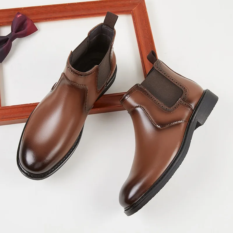 Vintage Mens Leather Oxford Bo - Men Shoes Oxford のレビューと価格