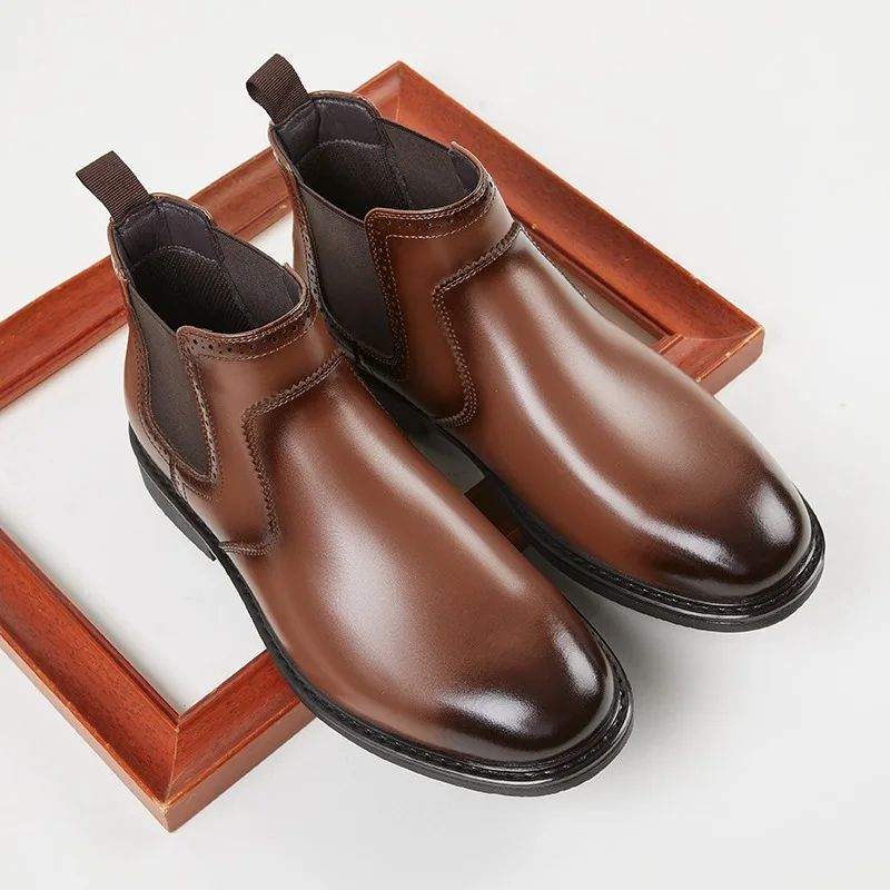 Vintage Mens Leather Oxford Bo - Men Shoes Oxford のレビューと価格